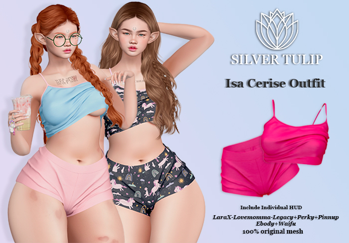 SilverTulip-Isa Cerise Outfit