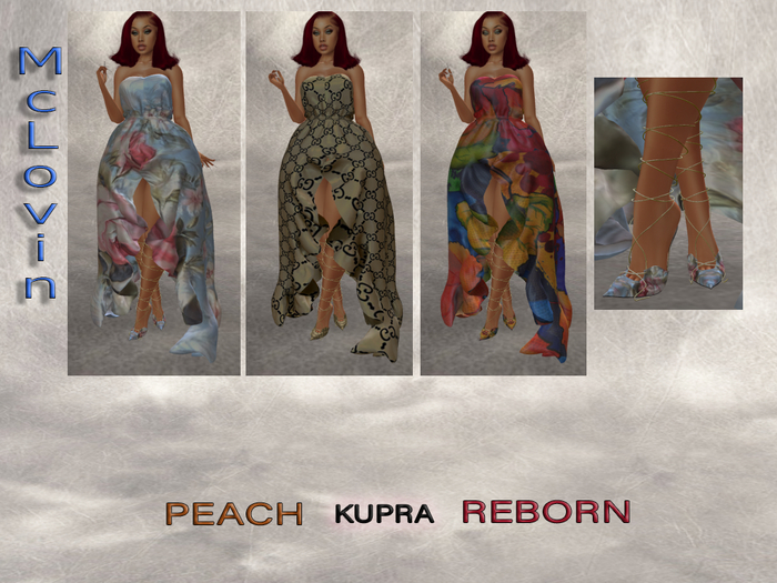 SM FORM DRESS-HEELS KUPRA-PEACH-REBORN FATPACK DEMO