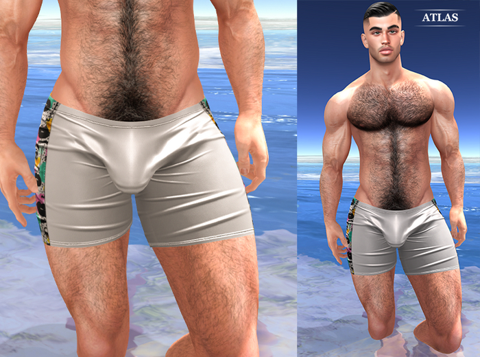 Cubura Retro Yoga Shorts Legacy White