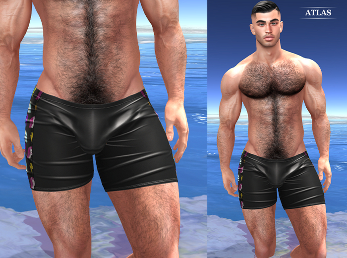 Cubura Retro Yoga Shorts Legacy Black