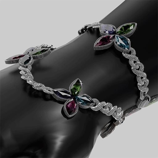 Faygo Miya Bracelet Silver