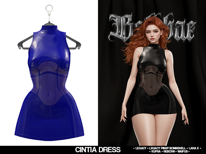Boldbae - Cintia Dress - Blue
