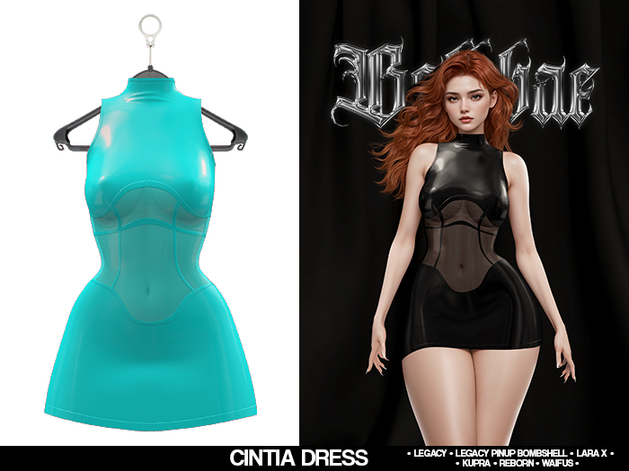 Boldbae - Cintia Dress - Ciano