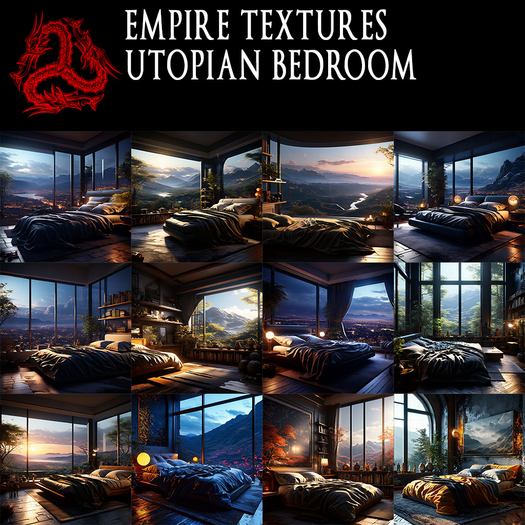 EMPIRE TEXTURES - Utopian Bedroom