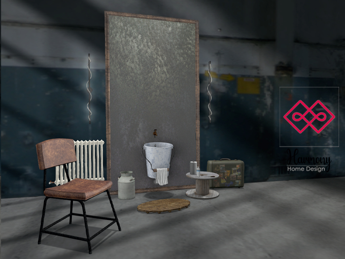 **DISCOUNT**Rustic Industrial Bathroom Set