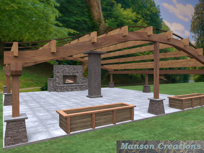 Ourdoor entertainment area