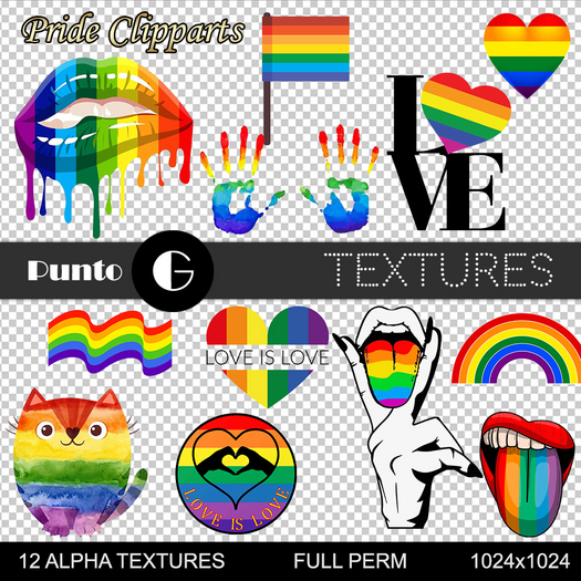Full Perm Textures - Pride Clipparts