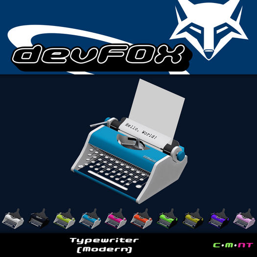 [devFOX] Typewriter (Modern)