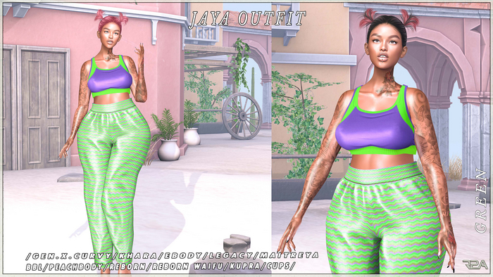 R2A-JAYA OUTFIT GREEN