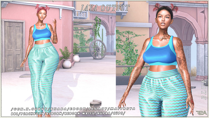 R2A-JAYA OUTFIT BLUE