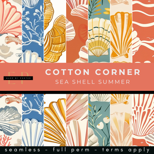Made by Porter - Cotton Corner - Sea Shell Summer