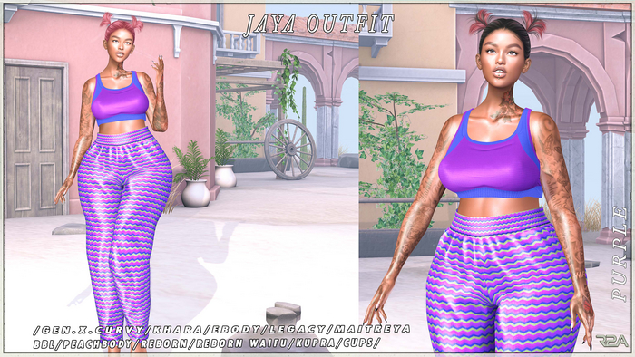 R2A-JAYA OUTFIT PURPLE