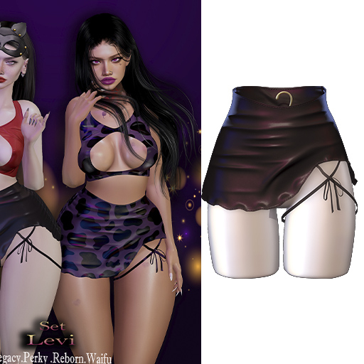 Natalie - Skirt "Levi" Black