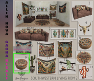 09 Bee Designs Southwestern Living room 2 - SALE !