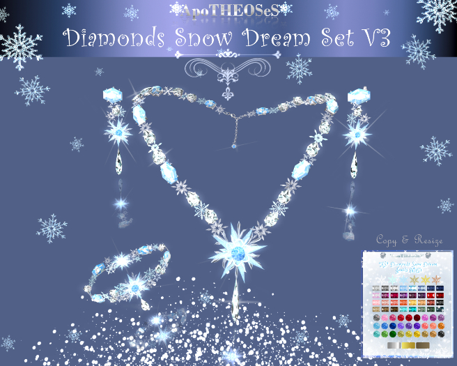  Diamonds Snow Dream Set V3 
