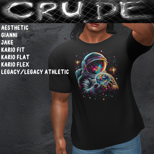 Astronaut Holding Earth 02 Men's T-Shirt (MCT)  <Wear Me>