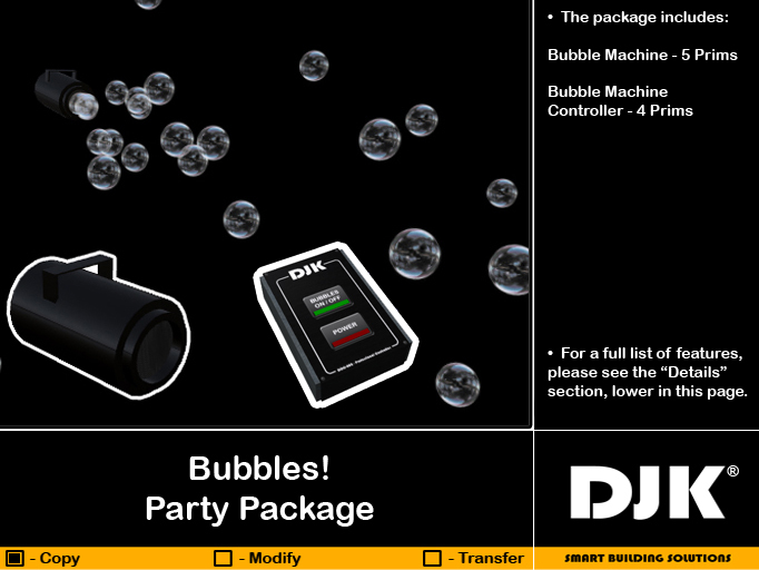 DJK -- Bubbles! Party Package