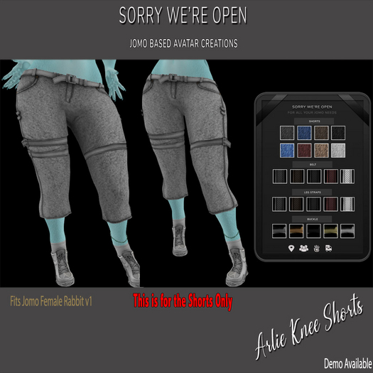 SWO ARLIE SHORTS FOR JOMO F RABBIT V1