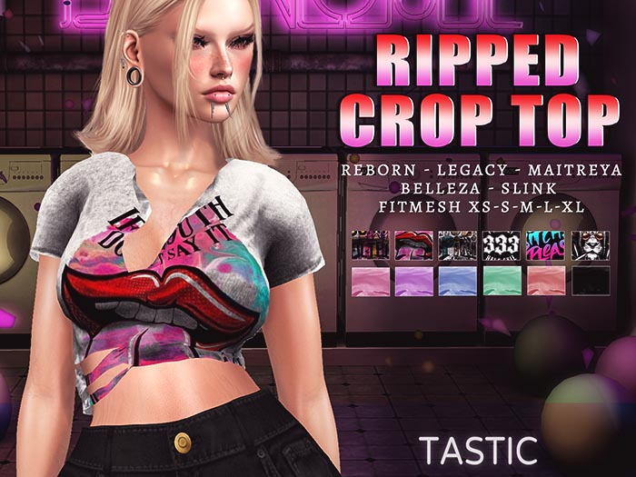Tastic-Ripped Crop Top Fatpack 50% Off Sale!