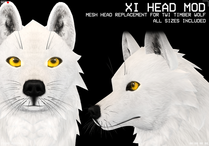 Found Footage - TWI Wolf Headmods - Xi