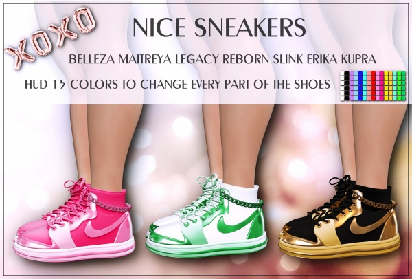 XOXO - NICE SNEAKERS HUD 15 COLORS