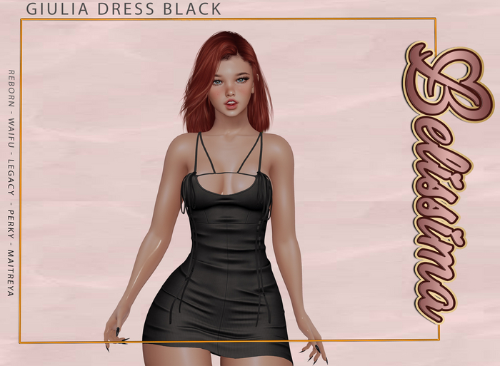 [Belissima] GIULIA DRESS BLACK