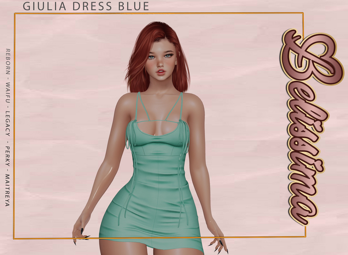 [Belissima] GIULIA DRESS BLUE