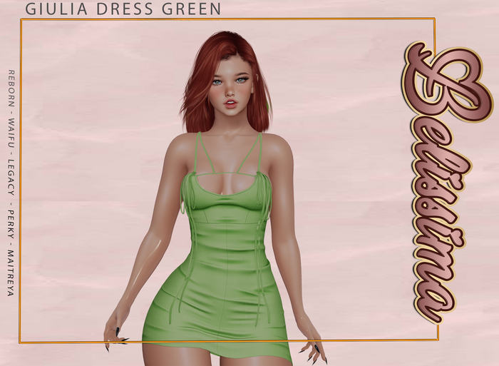 [Belissima] GIULIA DRESS GREEN