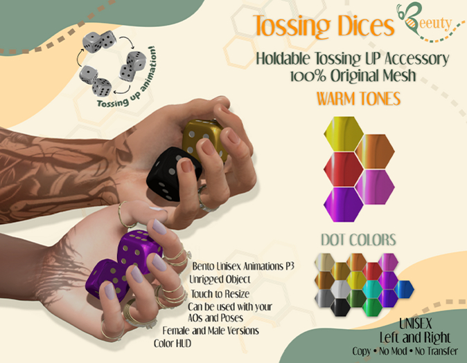Beeuty - Tossing Dices Warm Tones