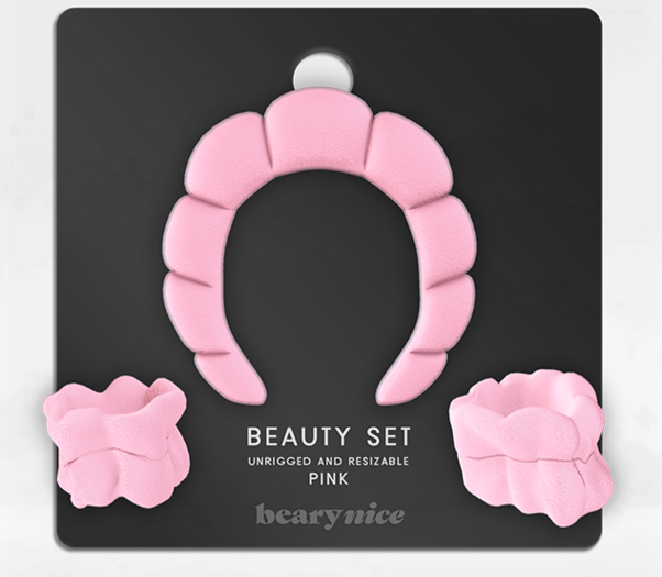 beary.// beauty set - pink