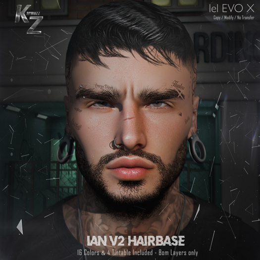 KARMAZZ Ian V2 Hairbase - 16 colors & 4 Tintable - EVOX