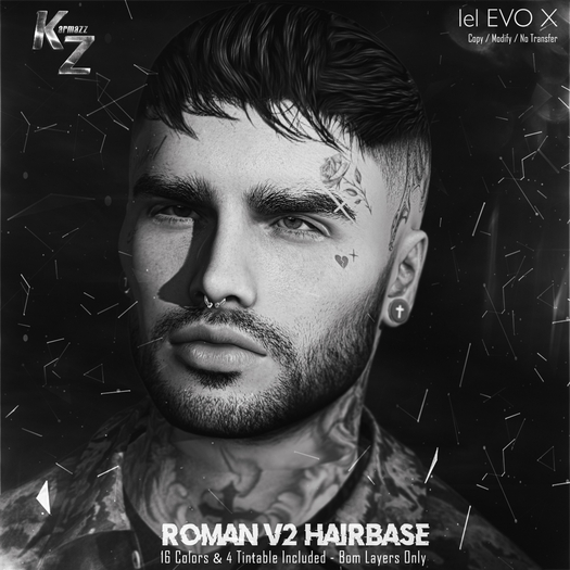 #DEMO KARMAZZ Roman V2 Hairbase - EVOX