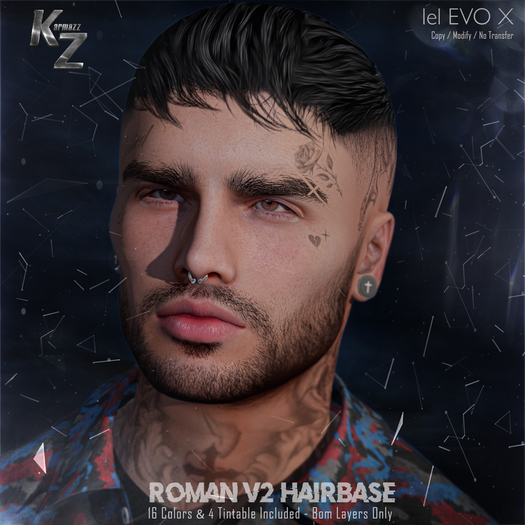 KARMAZZ Roman V2 Hairbase - 16 colors & 4 Tintable - EVOX
