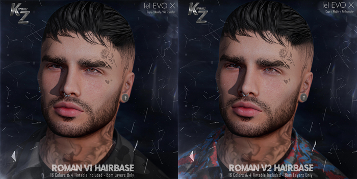 KARMAZZ Roman  Hairbase - EVOX - FATPACK