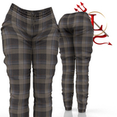 Plaid Casual Pants Reborn