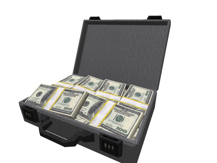 *'`'*Atheria Designs*'`'* Money Case Boxed, Cash Decor