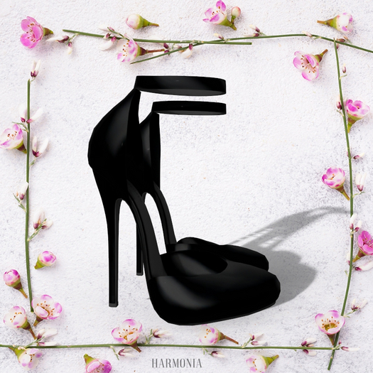 Black Hailey Heels