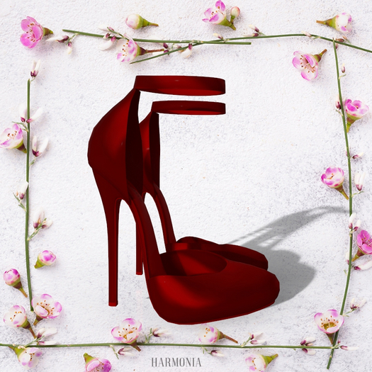 Red Hailey Heels