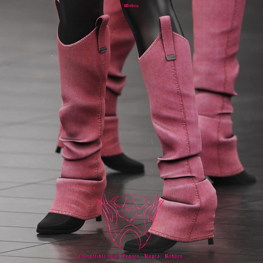 Wuhein - Miltia Boots [red jeans]