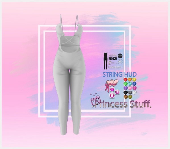 .Princess Stuff. [Skintight Bodysuit] *White*