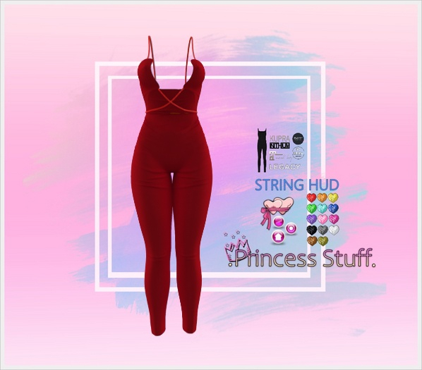 .Princess Stuff. [Skintight Bodysuit] *Red*