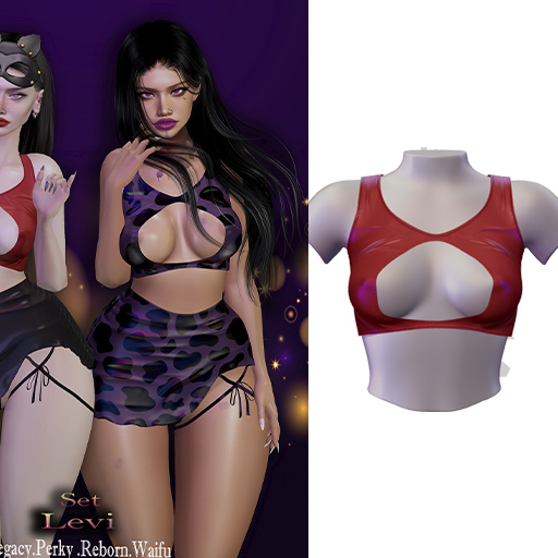 Natalie - Top "Levi" Red