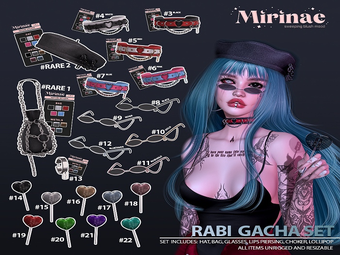2. mirinae: rabi hat RARE