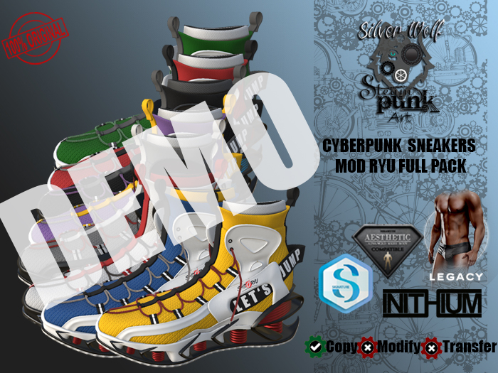 SW - Cyberpunk Sneakers Ryu for Male Full Pack DEMO (Box)