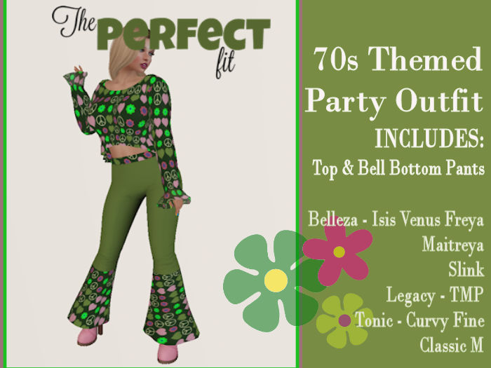 GIFT MESH OUTFIT PANTS-TOP CLOTHES FOR MAITREYA SLINK BELLEZA TONIC CURVY FINE FREE LEGACY MESHBODY MESH BODY CLASSIC