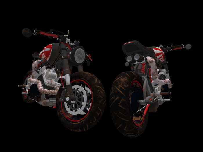 Yamaha XV750 Virago (1982) bobber