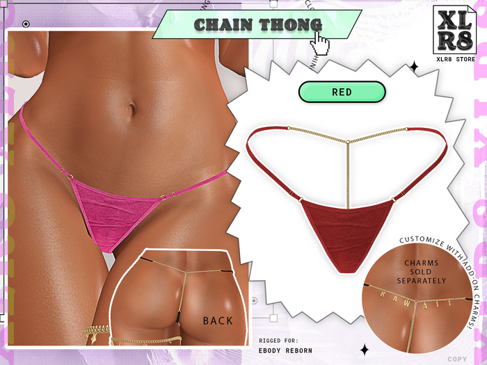 / XLR8 / Chain Thong / Red / Unpack.exe