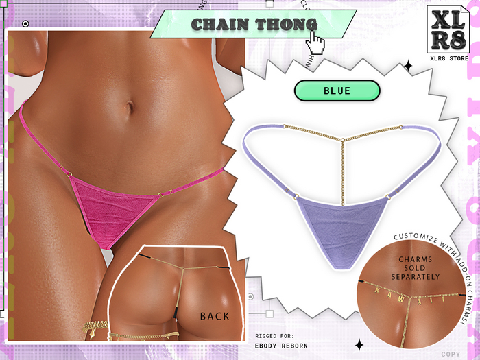 / XLR8 / Chain Thong / Blue / Unpack.exe