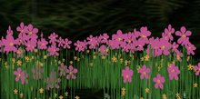 ALMOST FREE! WHIMSY 1 PRIM Pink  SCULPTY FAE FANTASY FLOWERS