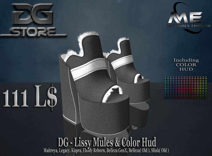 DG - Lissy Mules & Color Hud - Unpacker